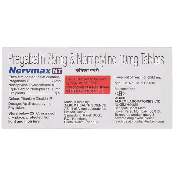 nervmax nt tablet 10's